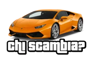 🚙 chi scambia? carro, lamborghini, laranja, troca, permuta telegram sticker