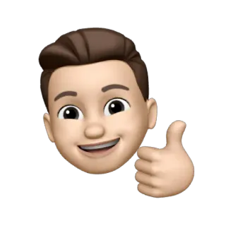 👍 emoji, avatar, thumbs up, approval, positive telegram sticker