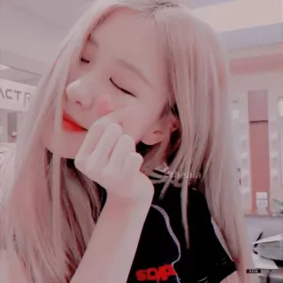 🌹 Rosé kpop, chanteur, rosé, blackpink, idole, mignon, fille whatsapp sticker