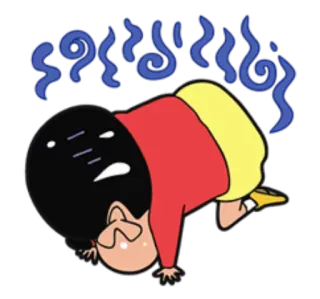 😢 Shin-chan Nohara Crayon Shin-chan shin-chan, anime, dibujos animados, gracioso, personaje telegram sticker