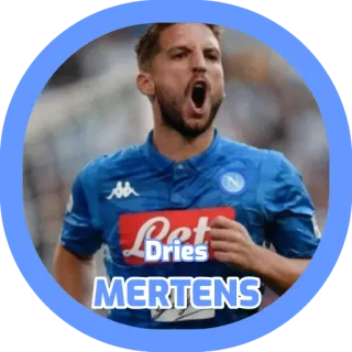 🇧🇪 Dries Mertens Dries MERTENS calcio, atleta, calcio, giocatore, sport telegram sticker