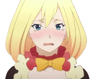 😣 Darkness Konosuba Anime, Konosuba, Darkness, cabelo loiro, fofa, feminino telegram sticker