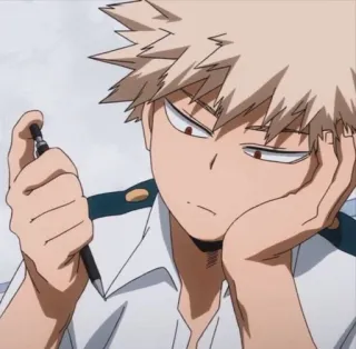 😆 Bakugo My Hero Academia Anime, My Hero Academia, Bakugo, MHA, Charakter telegram sticker