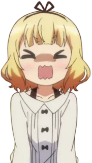 😫 Аниме, Девушка, Мультфильм, Злой, Крик, Кричит telegram sticker
