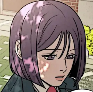 📱 Anime, Ragazza, Ritratto, Coreano, Cartone animato, Donna, Personaggio telegram sticker