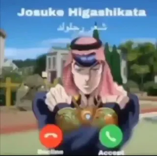 🤑 Josuke Higashikata JoJo's Bizarre Adventure Anime, Manga, Jojo, Josuke Higashikata whatsapp sticker