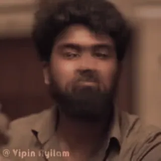 ❤ @ Vipin siyilam person, porträt, mann, bart telegram sticker