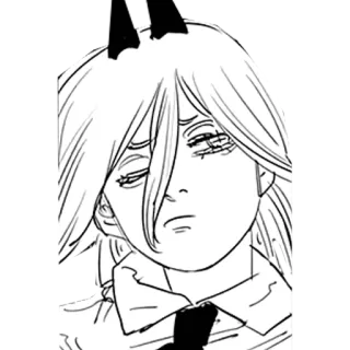 😒 Power Chainsaw Man anime, manga, chainsaw man, power telegram sticker