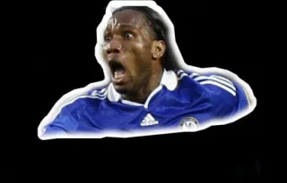 🤯 Didier Drogba футбол, спорт, атлет, спортсмен, Челси telegram sticker
