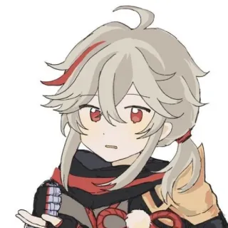 💯 Kaedehara Kazuha Genshin Impact 动漫, 原神, 枫原万叶, 万叶, 电子游戏 telegram sticker