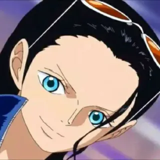 👑 Nico Robin One Piece Nico Robin, One Piece, Anime, Manga, Personnage, Pirate whatsapp sticker