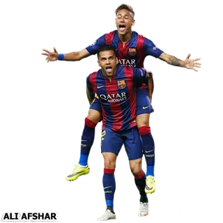 ⚽ ALI'AFSHAR sepak bola, pemain, tim, sepak bola telegram sticker