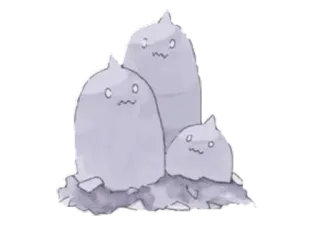 🙈 fantasma, fofo, desenho animado, criatura, kawaii, assustador telegram sticker