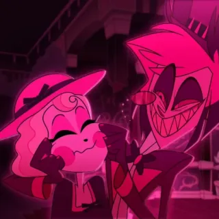🌟 Alastor Hazbin Hotel 알래스터, hazbin hotel, 만화, 악마, 캐릭터 telegram sticker