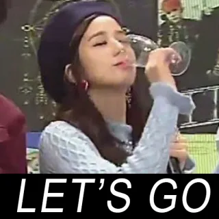 🏃‍♀️ LET'S GO поехали, пить, ура, взволнованный telegram sticker