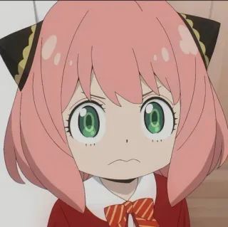🌸 Anya Forger Spy x Family Anime, Manga, Personnage, Fille, Spy x Family, Anya, Forger, Mignon telegram sticker