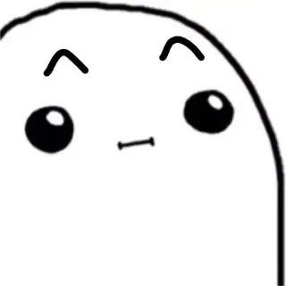 😐 Мультфильм, Смешные, Милые, Персонаж, Мем whatsapp sticker