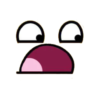 😱 meme, surprise, face, internet telegram sticker