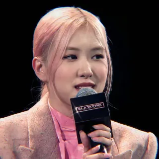 🍐 BLACKPINK música, rosa, mujer, cantante, celebridad, K-pop telegram sticker