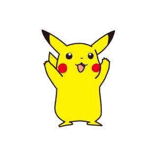 🤗 Pikachu pokemon, pikachu, fofo, desenho animado, amarelo, anime telegram sticker