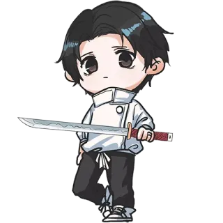 😒 Yuta Okkotsu Jujutsu Kaisen Anime, Schwert, Jujutsu Kaisen, Charakter, Yuta Okkotsu, Manga telegram sticker