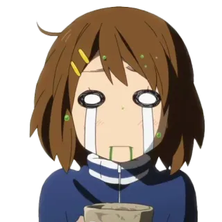😭 anime, character, funny, k-on telegram sticker