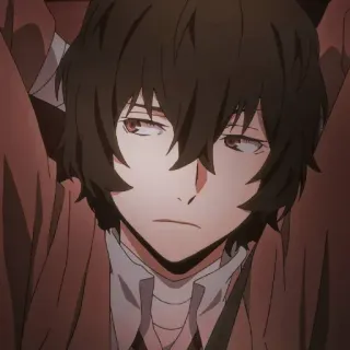 🙈 Dazai Osamu Bungou Stray Dogs Anime, Bungou Stray Dogs, Dazai Osamu, Charakter, Manga telegram sticker