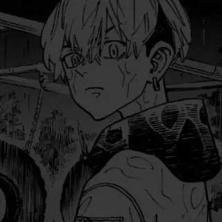 🖤 anime, manga, boy, character, drawing, illustration whatsapp sticker