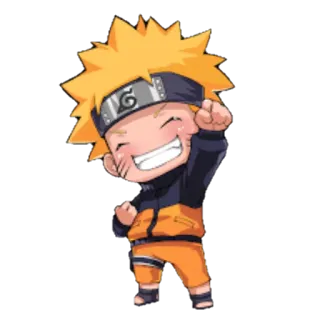 😃 Naruto Anime, Manga, Ninja, Kartun, Karakter, Naruto, Senang telegram sticker