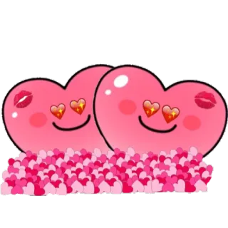 ❤ corazones, amor, emociones, beso, san valentín telegram sticker