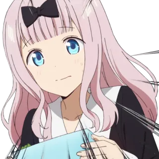 ☹️ Chika Fujiwara Kaguya-sama: Love Is War Anime, Chika Fujiwara, Kaguya-sama Love is War, Dễ thương, Manga, Kawaii, Nữ sinh whatsapp sticker