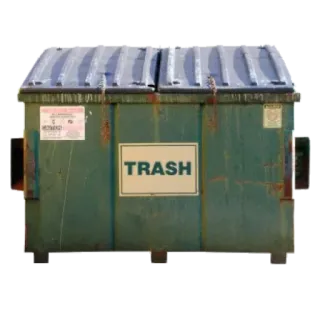 🗑 TRASH spazzatura, cassonetto, rifiuti, riciclaggio, scarti telegram sticker