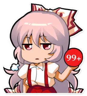 😩 99+ Аниме, Манга, Уведомление, Уведомление, Сообщение, Милый, Чиби telegram sticker