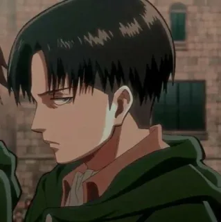 🪐 Levi Ackerman Attack on Titan Anime, Levi Ackerman, Attack on Titan, Manga, Personage, Animatie telegram sticker