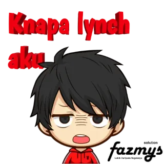 🤣 Knapa lynch aku Cartone animato, Personaggio, Indonesiano, Avatar telegram sticker