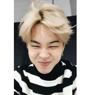 ☺️ Jimin K-pop, singer, person, idol, celebrity telegram sticker