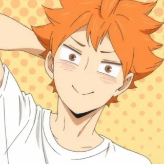 ☀️ Hinata Shoyo Haikyuu!! anime, haikyuu, hinata shoyo, shoyo hinata, volleyball, manga telegram sticker