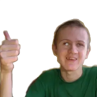 👍 thumbs up, positive, person, gesture telegram sticker