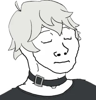 👃 Wojak, Meme, Faccia, Espressione, Internet, Personaggio telegram sticker