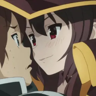 🎡 Megumin Konosuba Anime, Konosuba, Megumin, Dessin animé whatsapp sticker