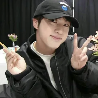 ☁️ Jin kpop, bts, idol, ca sĩ, người telegram sticker
