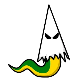 🙋‍♂ призрак, простыня, хэллоуин, мультфильм, жуткий, монстр telegram sticker