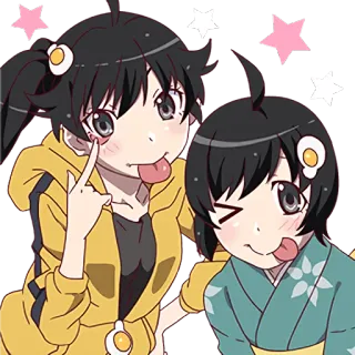 😜 Anime, Karakter, Seru, Imut, Kawaii telegram sticker
