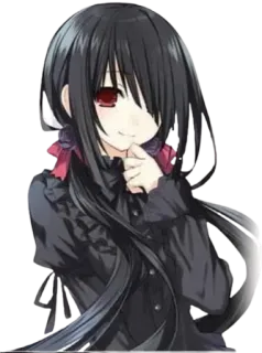 😊 Kurumi Tokisaki Date A Live Anime, Personaggio, Ragazza, Date A Live, Kurumi Tokisaki, Ragazza Anime telegram sticker