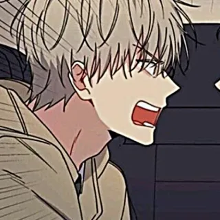 🧸 Аниме, Манга, Мультфильм, Злой, Выражение лица, Портрет telegram sticker