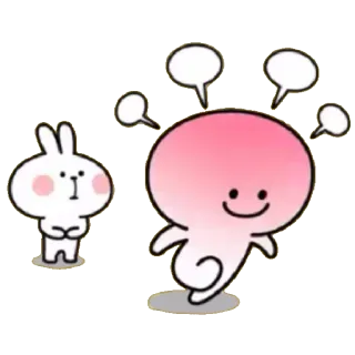😡 мультик, персонаж, милый, стикер whatsapp sticker