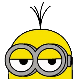 🍋 Minion Despicable Me Minion, Cartoon, Lustig, Figur, Film, Brille telegram sticker