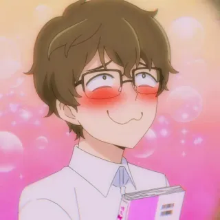 🎭 Senpai Don't Toy With Me, Miss Nagatoro Anime, Nhân vật, Senpai, Hoạt hình, Đỏ mặt telegram sticker