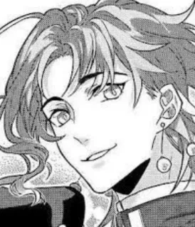 😄 Anime, Manga, Personaggio, Sorriso, Orecchini, Capelli telegram sticker