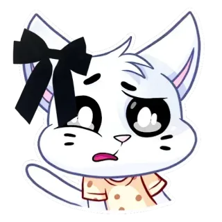 😦 猫, 可愛い, アニメ, ステッカー, 漫画, かわいい, 動物 telegram sticker